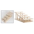 thumbnail image 4 of thinsony Wooden Sunglasses Rack Glasses Display Stand Holder Organizer Stand 5 Layers, 4 of 9