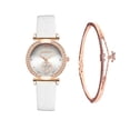 thumbnail image 2 of Nuevo reloj de pulsera de cuarzo con correa de moda para mujer, ideal para el tiempo libre, con caja de regalo., 2 of 3