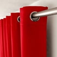 thumbnail image 2 of Enjoy Home, 100% Polyester Blackout Curtain - 132x214 cm, Certified Fabric, Easy Care, Basic Collection, Color Red, 2 of 3