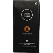 Kicking Horse Coffee, Grizzly Claw, Dark Roast, Whole Bean, 10 Oz - Certified Organic, Fairtrade, Kosher Coffee