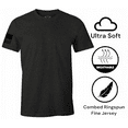 thumbnail image 4 of Howitzer Men's T-shirt Standard Basic Packs Charcoal, 4 of 7