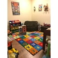 thumbnail image 4 of Mybecca Kids Rug Alphabet Puzzle with Numbers & Letters Large Area Rug for Classroom 5ft x 7ft (59" x 82") 5' x 7' Puzzle, 4 of 4