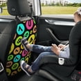 thumbnail image 5 of number colorful Math Print Mats Back Seat Protectors, Car Seat Protector Vehicle Organizers Waterproof Cover Back Seat Cover for Kids with 3 Storage Pockets 2 Pack, 5 of 5