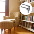 thumbnail image 2 of Miangastore Angle Bracket Silver 2Pcs Right Angle 7.66X1.26X4.44in, 2 of 9