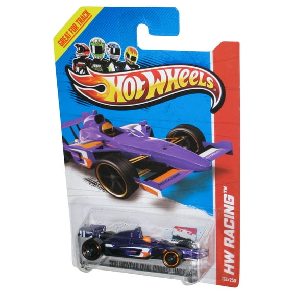 Hot Wheels HW Racing 2011 Indycar Oval Course Purple Race Car Toy 126/250