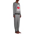 thumbnail image 5 of Secret Treasures Women's and Women's Plus Fuzzy Applique Top and Pants, 2-Piece Pajama Set, 5 of 6
