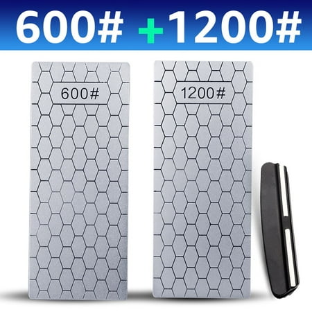 

Diamond Knives Sharpening Stone 400# 1000# 600# Grindstone Knife Sharpener Ultra-thin Honeycomb Surface Whetstone Set