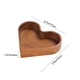 thumbnail image 3 of pstuiky Caja apilable para frutos secos, bandeja de madera maciza, bandeja de colores originales, bandeja en forma de corazón de pino (2 unidades), 3 of 9