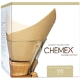 thumbnail image 2 of Chemex Filtre Collé - Carré Naturel - 100 Unités - Emballage Exclusif, 2 of 6