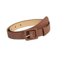 thumbnail image 3 of Bunblic Ceinture pour Femmes en Cuir PU, Ceinture de Taille, Ceinture à Boucle Carrée, Ceinture Décorative Décontractée, Ceinture de Robe pour Chandail, Robes Féminines, Filles Brun, 3 of 8