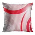 thumbnail image 1 of BOSDECO Red Contrast Abstract Technology Corporate Tech Black Geometric for Brochures Graphic Pillow Case Pillow Cover 16x16 inch, 1 of 1