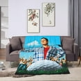 thumbnail image 6 of Blanket Adam Actors Sandler Throw Flannel Blankets Warm Soft Cozy Fuzzy Blanket for Bed Sofa Couch Camping Travel Gift Blankets for All Seasons 60"x50", 6 of 6