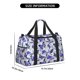 thumbnail image 3 of Easygdp Butterflies Bolsa de Gimnasio, Bolsa de Viaje Duffel, Bolsa de Fin de Semana con Compartimentos, Bolsa de Mano para Noche, 3 of 7