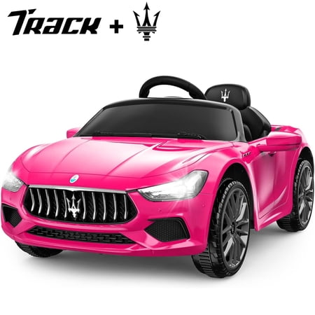 Track 7 12V Kids Ride on Car, Licensed Bentley Mulsanne Electric Car for Kids Age 3+, Remote, Music, Green