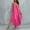 A116 Hot Pink, variant on Summer Dresses for Women 2025 Casual Spaghetti Strap Sundress V Neck Boho Loose Casual Sun Dress Sleeveless Backless Split Tshirt Maxi Dresses with Pockets Track Ofertas De Hoy En