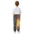 thumbnail image 3 of joogoo Football Burning Boys' Sweatpants Jogger Pants 4T, 3 of 8