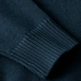 thumbnail image 7 of Girls Turtleneck Sweater Pullovers Kids Toddler Ribbed Knit Cotton Sweaters Jumpers Basic Plain Long Sleeve Tops Navy, 3 Y, 7 of 7