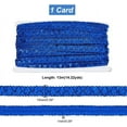 thumbnail image 3 of 14Yard Dark Blue Sequin Metallic Braid Trim Glitter Paillette Lace Applique Spangle Sequins Sewing Paillette Flat Glitter Fabric Lace Band, 3 of 9