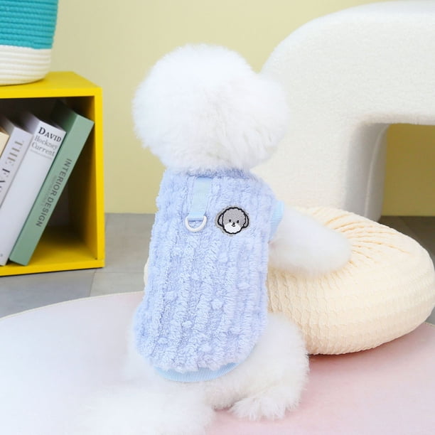 Ropa para mascotas Ropa para perros Ropa de otoño e invierno Ropa de invierno para mascotas Teddy Cat Bola de pelo Polar de dos patas