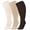 3p8 beigenudebrown, variant on Hipuroga Bamboo Viscose Plus Size Compression Socks for Women Men Wide Calf 10-14 mmHg Circulation Knee High Support Stockings blackgreypink XL/2XL