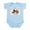 Sky Blue, variant on CafePress - No Scaredy Cats Allowed Infant Bodysuit - Baby Light Bodysuit, Size Newborn - 24 Months