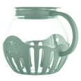 thumbnail image 2 of Shiogb Micro-Popcorn, Microwave with Temperature Glass Lid Measures Kernels and Melts Butter Made Without Dishwasher 3, Microwave Popcorn Glass Popcorn Container (Green), 2 of 4