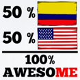 thumbnail image 2 of CafePress - Half Colombian Half American Body Suit - Long Sleeve Cotton Baby Bodysuit, 2 of 4