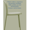 thumbnail image 4 of -KYN - Set de 4 Sillas VENTO (COLOR VERDE)., 4 of 7