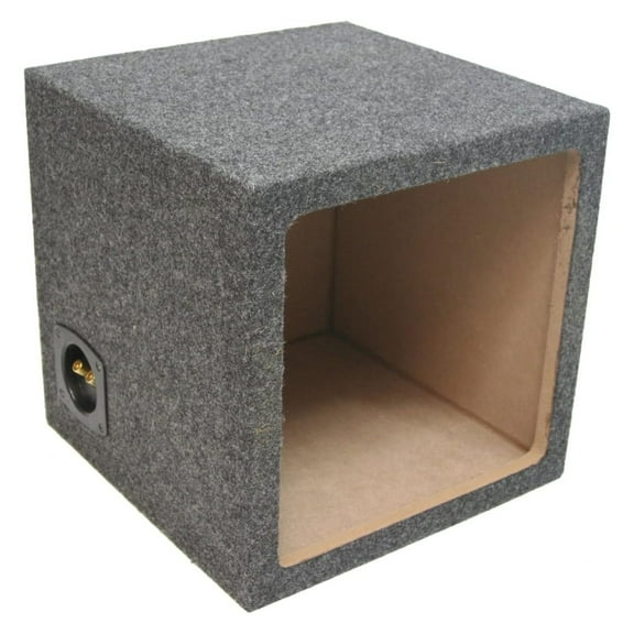 Car Audio Single 12" Sealed Square Sub Box Enclosure fits L7 Subwoofer