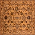 thumbnail image 1 of Ahgly Company Indoor Square Oriental Orange Traditional Area Rugs, 8' Square, 1 of 4
