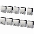 thumbnail image 1 of 10 Pack 304 Stainless Steel Glass Clamps Suitable for 6-10mm Window Glass Adjustable Flat Glass Bracket Staircase Balustrade Polished Handrail-2025, 1 of 4