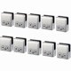 thumbnail image 1 of 10 Pack 304 Stainless Steel Glass Clamps Suitable for 6-10mm Window Glass Adjustable Flat Glass Bracket Staircase Balustrade Polished Handrail-2025, 1 of 4