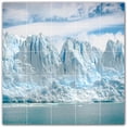 thumbnail image 1 of Picture-Tiles.com: Glacier Ceramic Tile Wall Mural WAL500721-55S. 21.25"W x 21.25"H using (25) 4.25" x 4.25" Ceramic Tiles-Satin Finish, 1 of 3