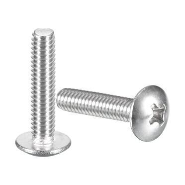 10-24 x 1 Pouces Vis de Machine Phillips Tête de Fermeté, Filetage Complet, Acier Inoxydable 304, Lot de 100