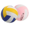 thumbnail image 1 of GAXIRE 2Pcs Soft Indoor Volleyball Training Sessions Practice Ball PU Assorted Color for Sports Enthusiasts, 1 of 8