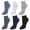 Multiple Colors, variant on Gold Toe Quarter Lenght Ribbed Comfort Seams Socks (6 Pairs) (Women)