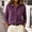 Purple, variant on Tdoqot Womens Button Up Cardigan Sweaters- Collared Casual Warm Long Sleeve Fall Sweaters Tops Khaki Size XL