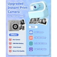 thumbnail image 6 of Kids Camera Instant Print Toys for Boys Girls Age 5-12, 1080P Dual Camera Print Selfie Photos Instant Camera for Kids, Christmas Birthday Gifts for Boys Age 4 5 6 7 8 9 10 Year Old-32GB Blue, 6 of 8