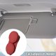 thumbnail image 2 of Auto Rojoondo Forma Anteojos Soporte Sol Visera Clip Magnético Rojo, 2 of 7