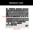 thumbnail image 3 of 130pc/set PBT Keycaps With Side Printed Spiders Web Design For 61/64/68/82/84/87/96/98/100/104 Mechanical Keyboards, 3 of 5