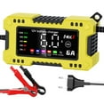 thumbnail image 2 of 12V 6A Car Battery Charger for Auto Motorcycle Lead-acid Agm Gel Batteries (EU), 2 of 14