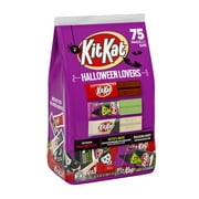 Kit Kat Assorted Snack Size Halloween Wafer Candy Bars, Bulk Bag 36.75 oz, 75 Pieces