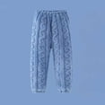 thumbnail image 5 of akafmk Kids Flannel Pants Boys Girls Fleece Pj Bottoms Soft Warm Fall Winter Joggers with Comfortable Cuffs Loungewear Sleep Pants 2-11 Years, 5 of 7