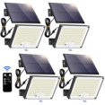 thumbnail image 1 of Luces solares con sensor de movimiento Gusicil 172 LED IP65 impermeables, paquete de 4, 1 of 6