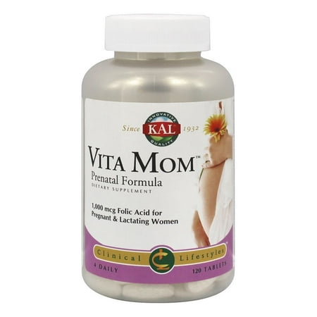 Kal - Clinical Vita Style de vie prénatale Mom Formula - 120 comprimés