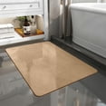 thumbnail image 5 of Zynviq Solid Color Bathroom Rugs 15.7" X 23.6" Bath Rugs Rubber Absorbent Khaki Rectangular Washable Small Rug for Toilet, 5 of 6