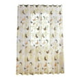 thumbnail image 1 of POINTERTECK Fashion Sheer Window Curtain Round Butterfly Print Room Door Divider Decor, 1 of 9