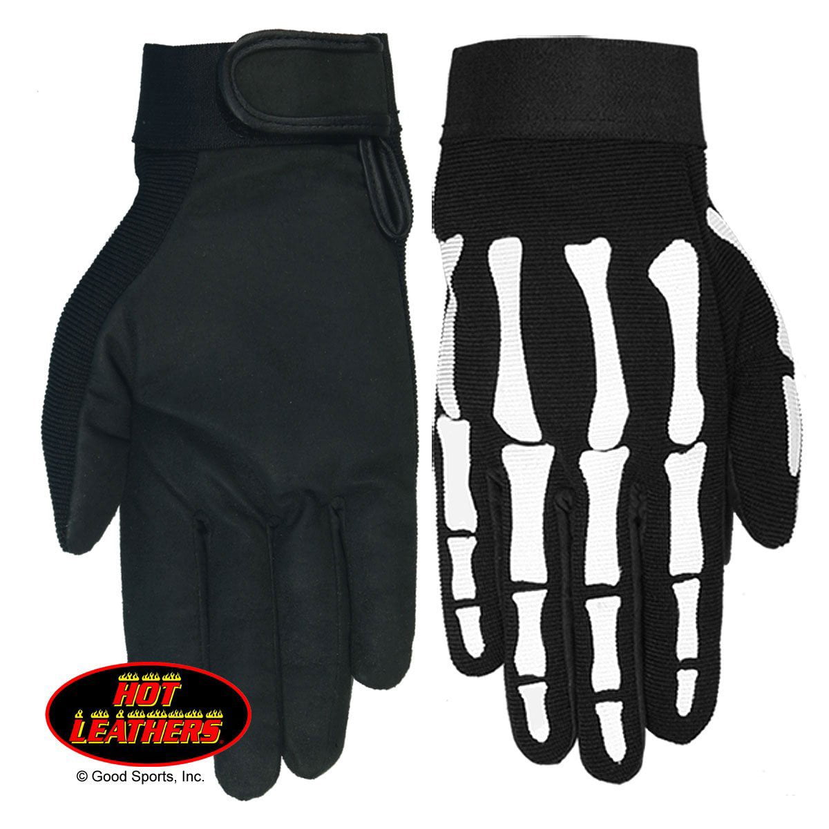 Skeleton Hand Bones Fingers Motorcycle Biker Mechanic Gloves Work Premium 