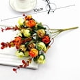thumbnail image 2 of Fake Flowers with Vase,Faux Flowers in Vase for Home Decor,Artificial Flowers with Vase for Coffee Table Decor,Living Room Bathroom Plant Decor, Centerpiece Table Decorations, 2 of 2