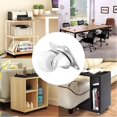thumbnail image 5 of Ruedas para muebles de 4 piezas Ruedas giratorias universales Ruedas de 1" Ruedas blancas para mesas Sillas Carros pequeños Maletas de transporte, 5 of 5